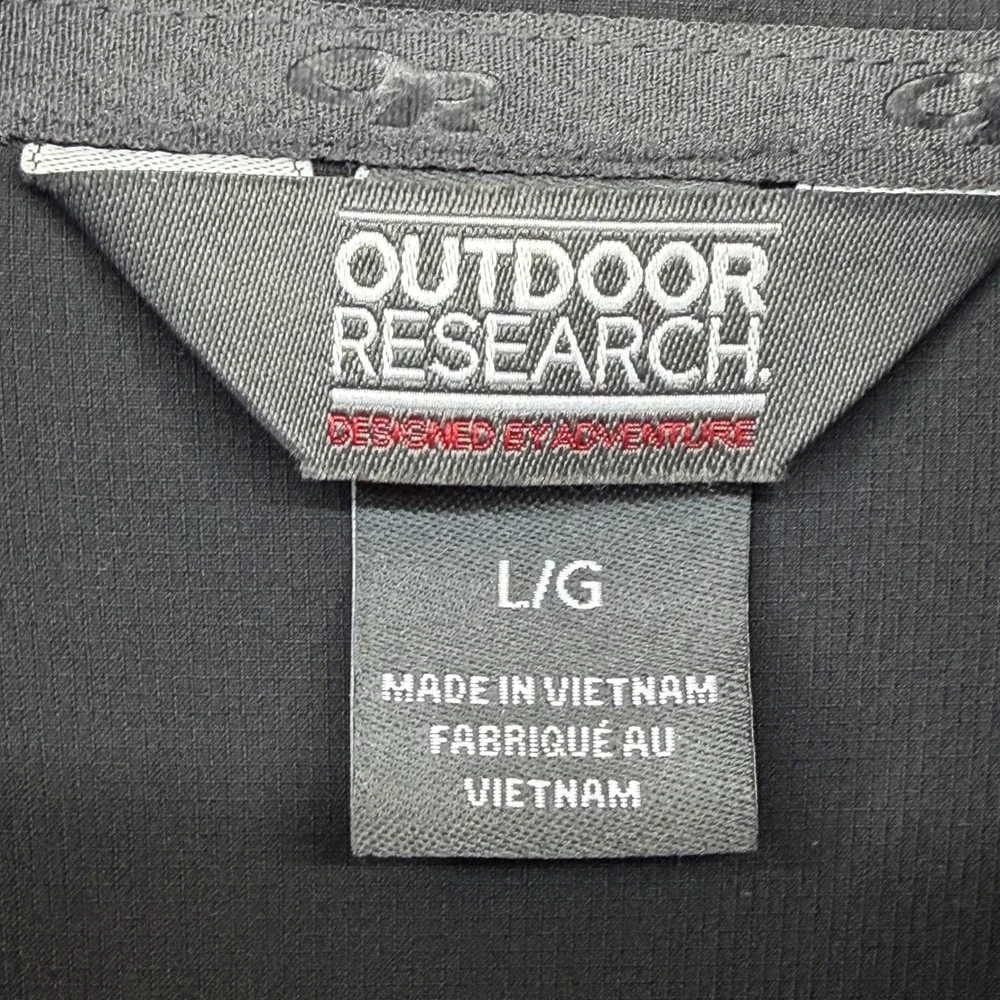 Outdoor‎ Research Mens Ferrosi Jacket Black Softshell Full Zip 274302 Large NWT